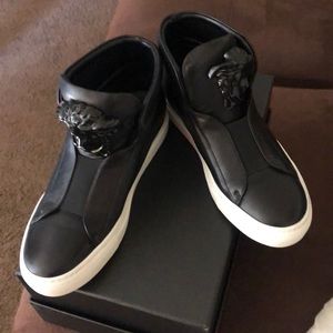 Versace Palazzo High Top Black Size 8 Womens